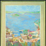 Milutin Radojičić Hvar, 1969. ulje na platnu, 50,3 h 60 cm <br>potpis d. des.: M. Radojičić 69